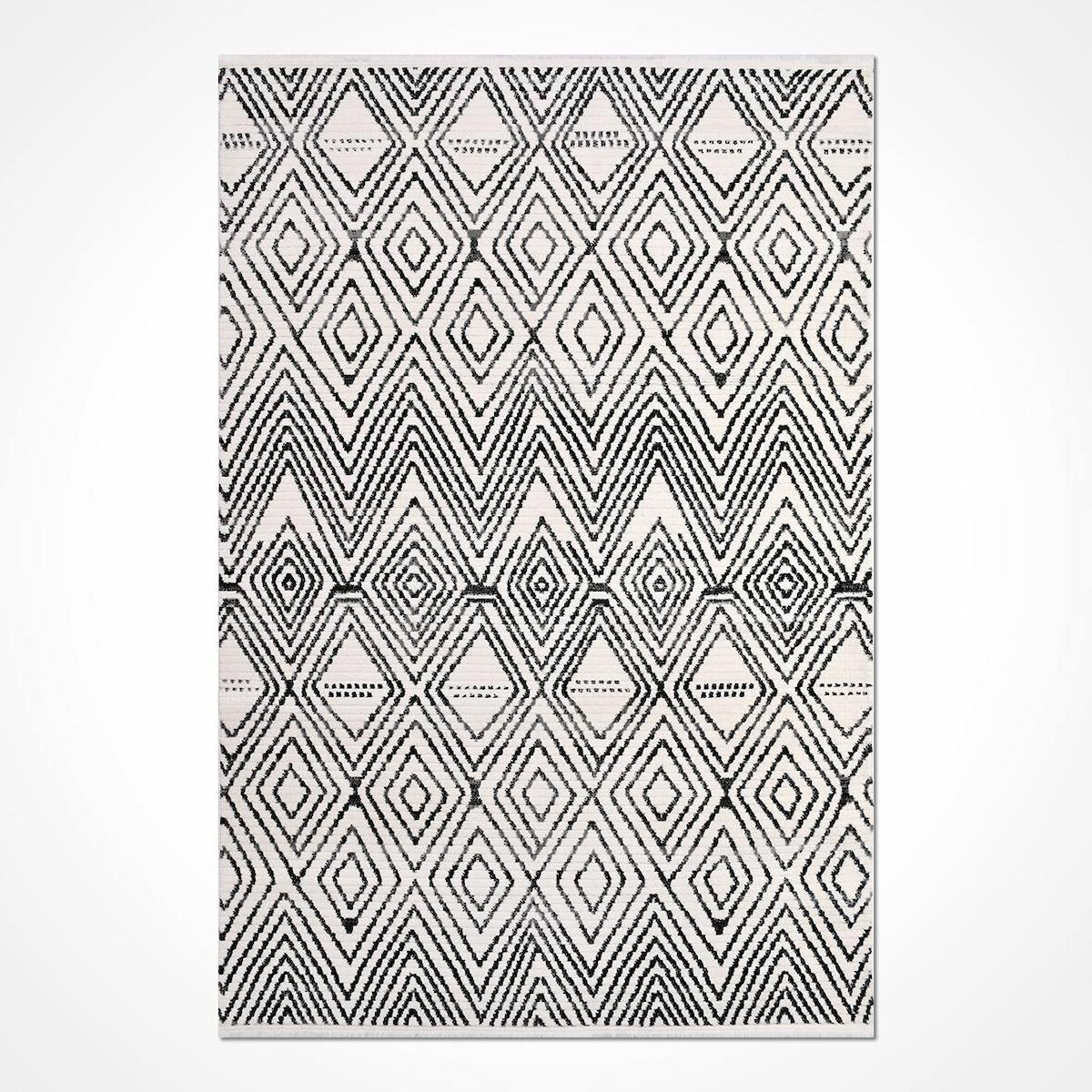 Crea Halı Monaco 16709 Krem 8 mm Polyester Toz Tutmaz Yıkanabilir Orta Dikdörtgen Makine Dokuma Salon Halısı 140x400 cm