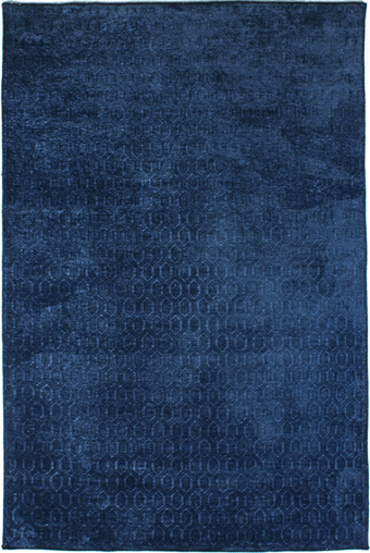 Kreasyon Halı Wellsoft A0046 Lacivert 4 mm Şönil Yumuşak Yıkanabilir İnce Kaymaz Dikdörtgen Makine Dokuma Salon Halısı 80x500 cm