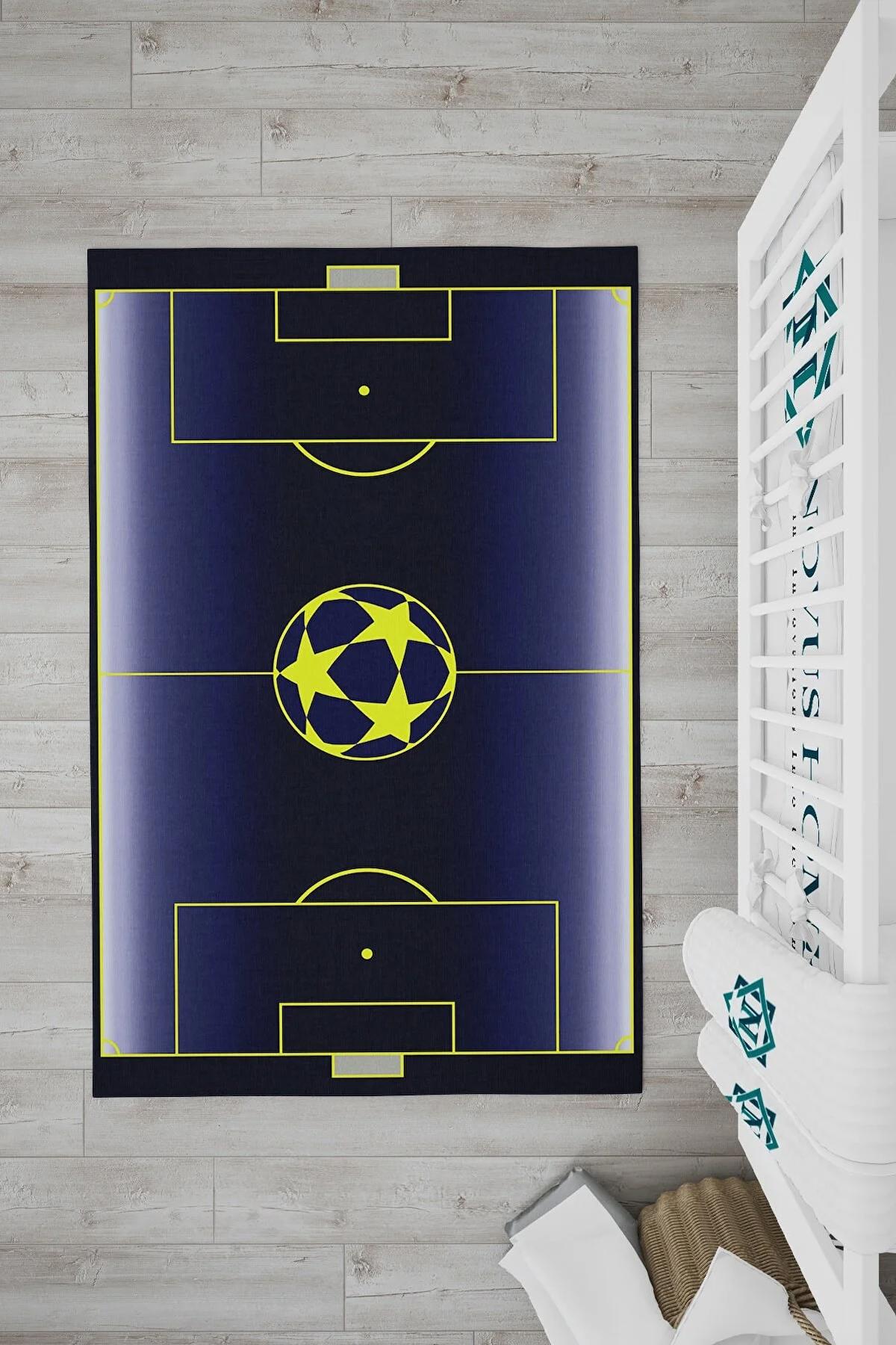 Novus Home Verona Serisi Çok Renkli 6 mm Polyester Antibakteriyel-Toz Tutmaz-Yalıtıma Yardımcı Yıkanabilir İnce Kaymaz Taban Dikdörtgen Makine Dokuma Çocuk Odası Halısı 100x500 cm