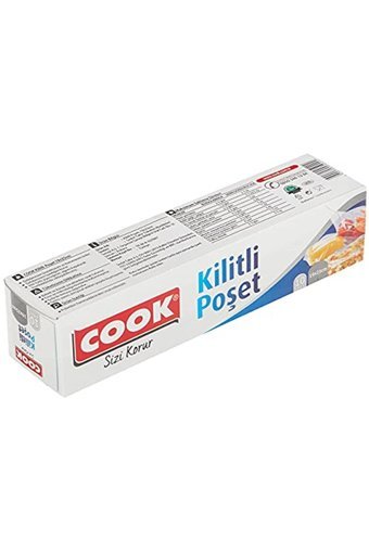 Cook Orta-Büyük Kilitli 19x25 Buz Dolabı Poşeti 15 Adet