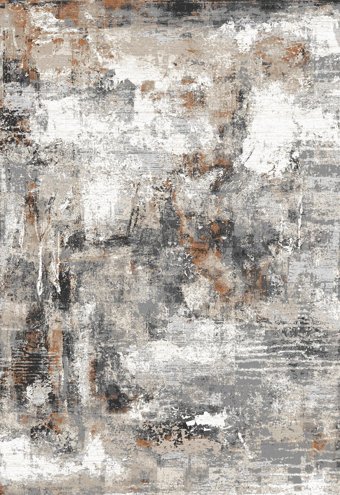 Elexsus Ascension 3320 Krem 8 mm Viskon Silinebilir Yıkanabilir Orta Kaymaz Dikdörtgen Makine Dokuma Oturma Odası-Salon Halısı 80x150 cm