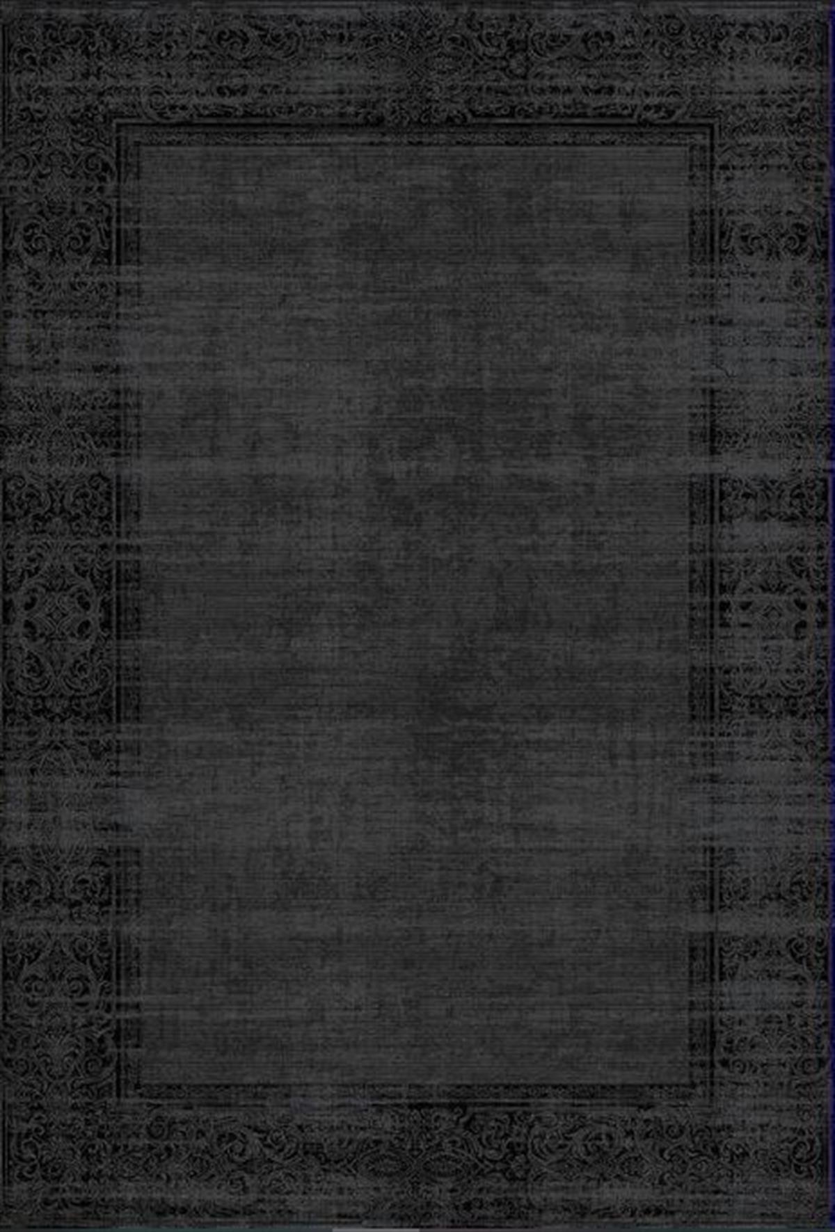 Elexsus Loca 3105 Antrasit 8 mm Viskon Silinebilir Yıkanabilir Orta Kaymaz Dikdörtgen Makine Dokuma Oturma Odası-Salon Halısı 240x300 cm