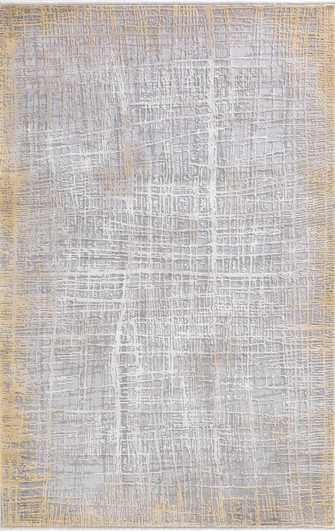 Merinos Therapy 19116 Çok Renkli 12 mm Viskon Yumuşak Yıkanabilir Kalın Kaymaz Dot Taban Dikdörtgen Makine Dokuma Salon Halısı 100x300 cm