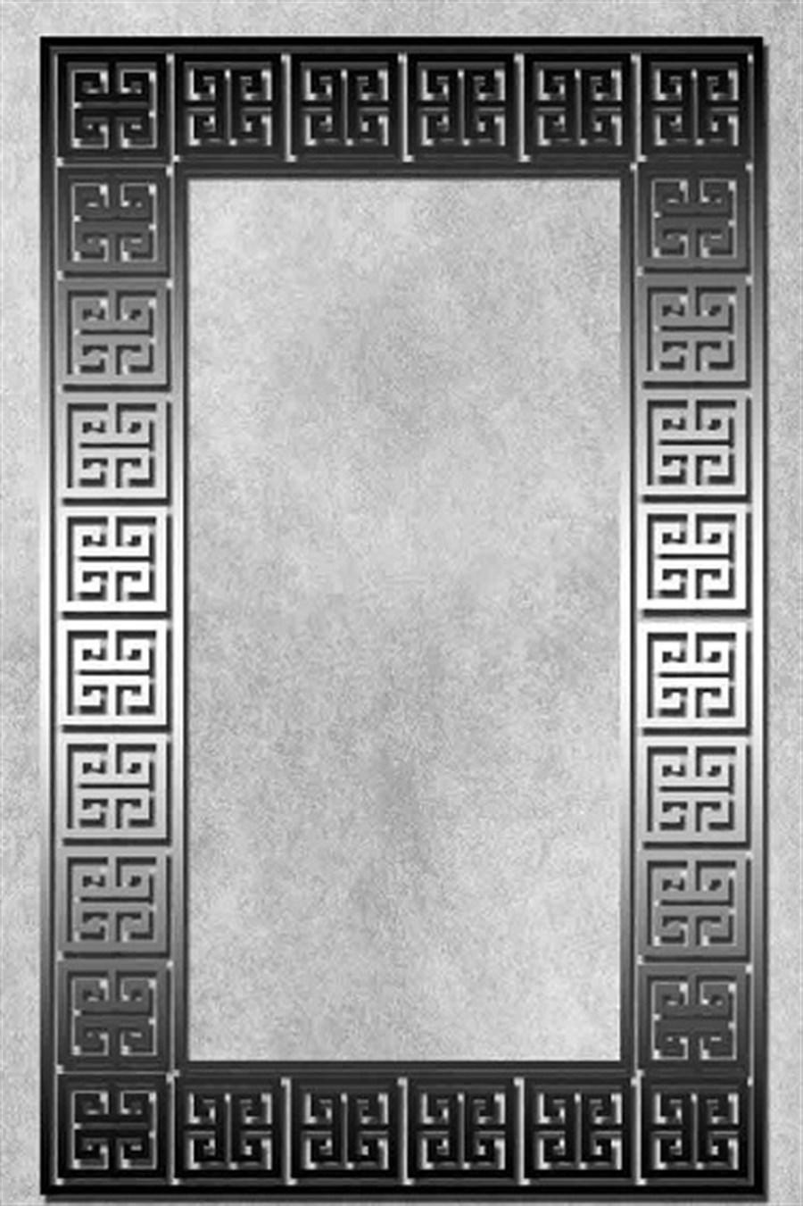 Kreasyon Halı Pandora 2720 Gri 5 mm Polyester Yıkanabilir İnce Kaymaz Pamuk Taban Dikdörtgen Makine Dokuma Salon Halısı 160x235 cm