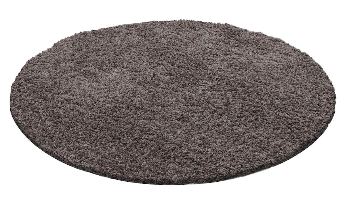 Red Halı Life 1500 Kahverengi 30 mm Polipropilen Toz Tutmaz Yıkanabilir Kalın Kaymaz Yuvarlak Makine Dokuma Salon Halısı 100x300 cm