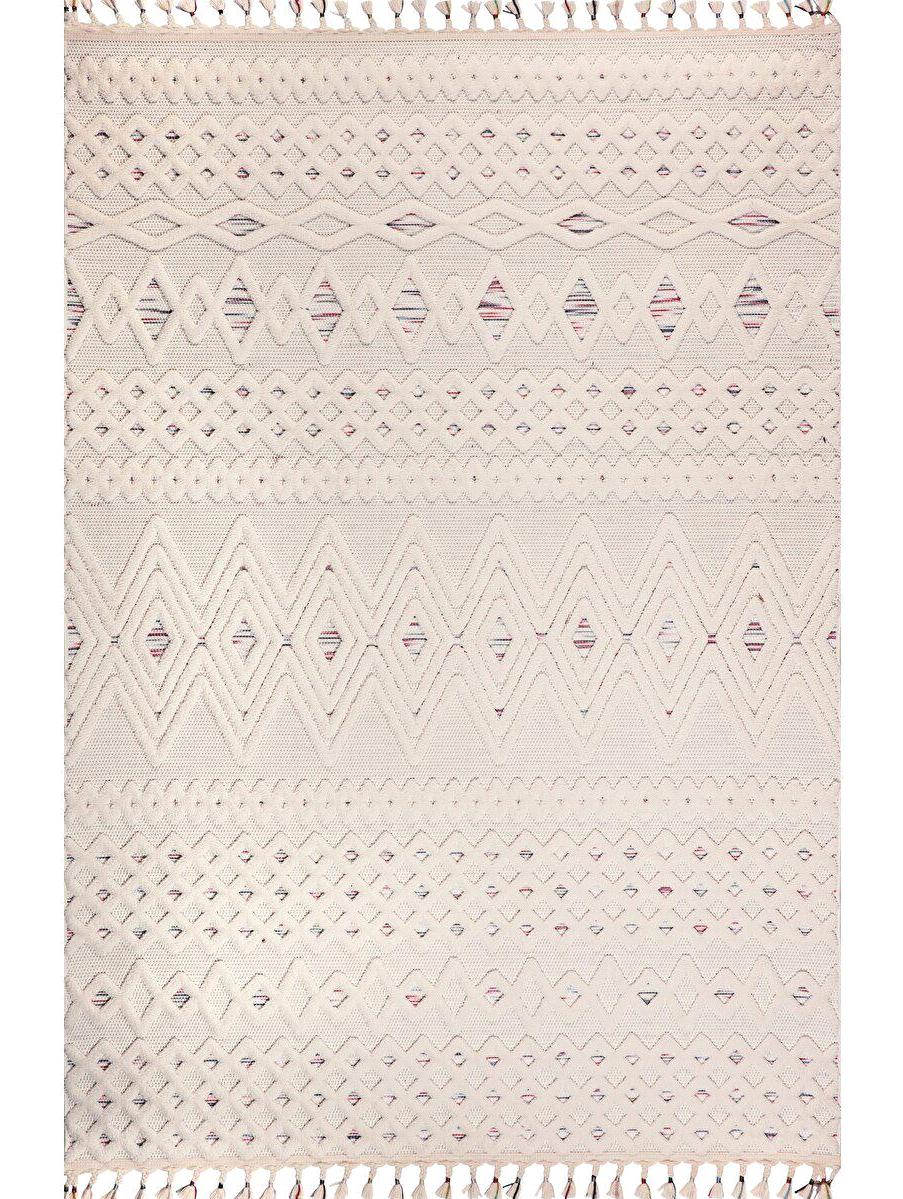 Gümüşsuyu Deco Alvin 12626 Krem 10 mm Polyester Yıkanabilir İnce Kaymaz Dikdörtgen Makine Dokuma Salon Halısı 200x300 cm
