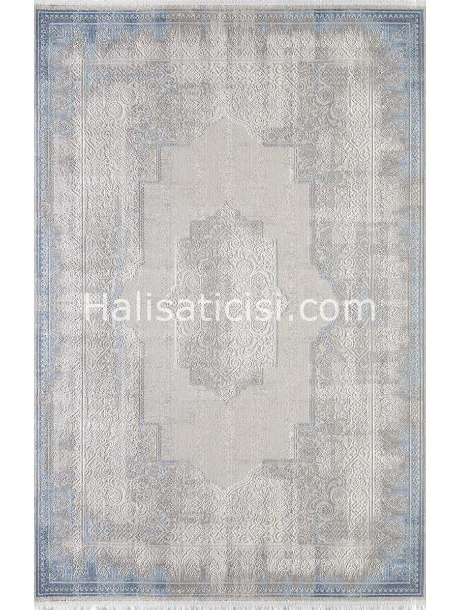 Gümüşsuyu Legro 11564 Çok Renkli 8 mm Akrilik Toz Tutmaz Yıkanabilir İnce Kaymaz Dikdörtgen Makine Dokuma Salon Halısı 80x120 cm