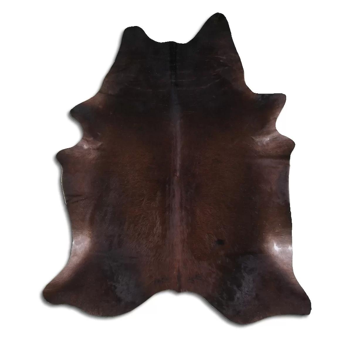 Fiesta Leather Art 62203 Krem 51 mm Deri Toz Tutmaz Yıkanabilir İnce Kaymaz Deri Taban Oval Makine Dokuma Salon Halısı 200x400 cm