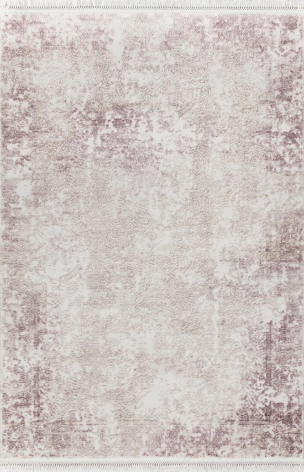 Flora Halı Ayşıl 1717 Krem 11 mm Akrilik-Bambu Silinebilir Yıkanabilir Dikdörtgen Makine Dokuma Salon Halısı 160x230 cm