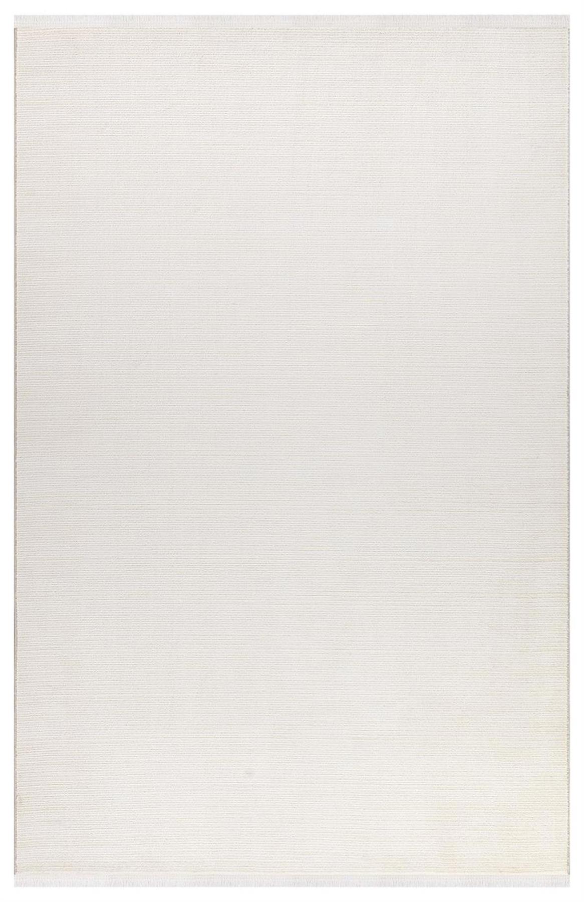İpek Mekik Halı Gaspara 14583 Krem 11 mm Akrilik Yıkanabilir Orta Kaymaz Pamuk Taban Dikdörtgen Makine Dokuma Antre-Çocuk Odası-Salon-Yatak Odası Halısı 80x500 cm