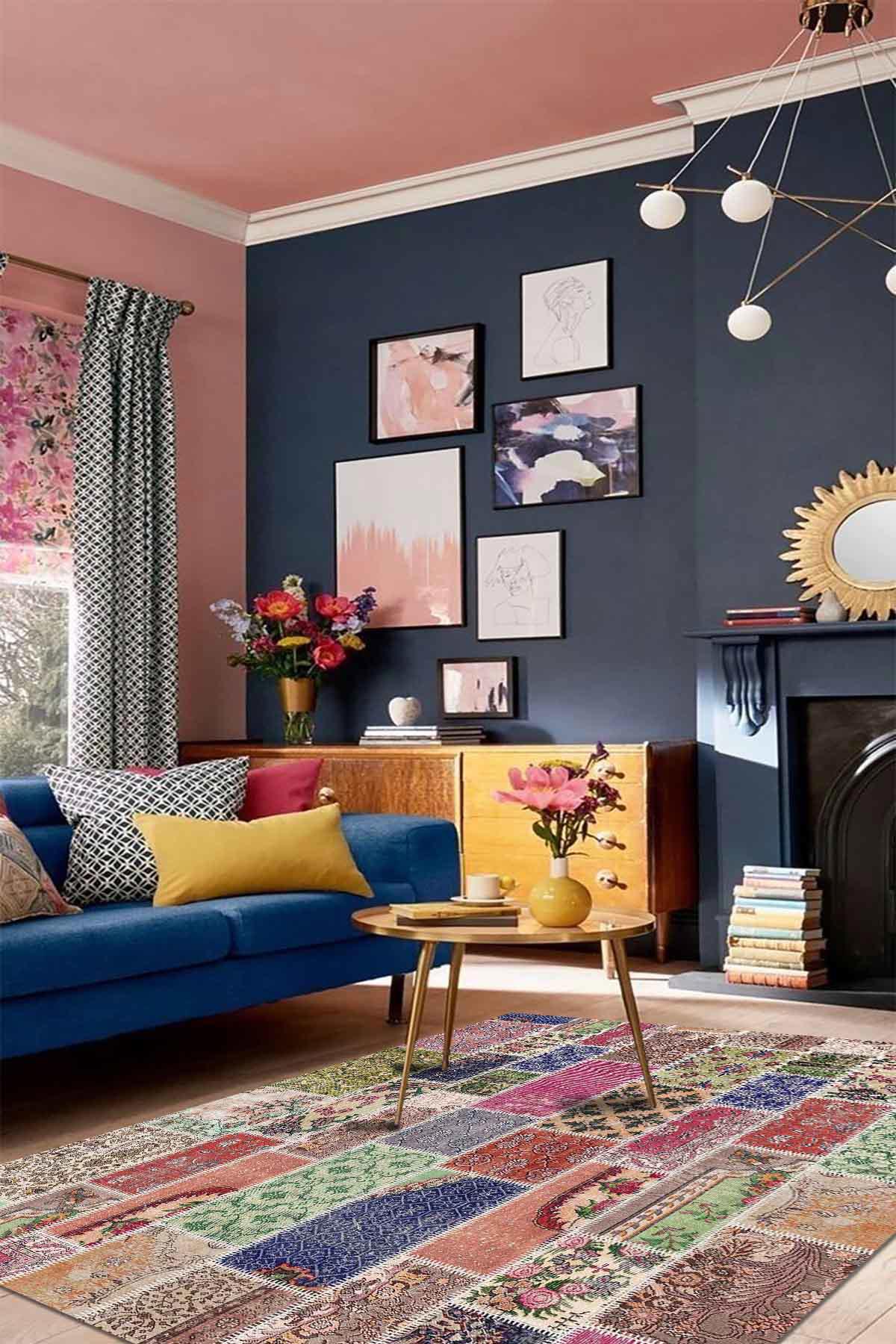 Aida Home Angela Krem 0.5 mm Pamuk Yıkanabilir İnce Kaymaz Jüt Taban Dikdörtgen Makine Dokuma Salon Halısı 80x200 cm
