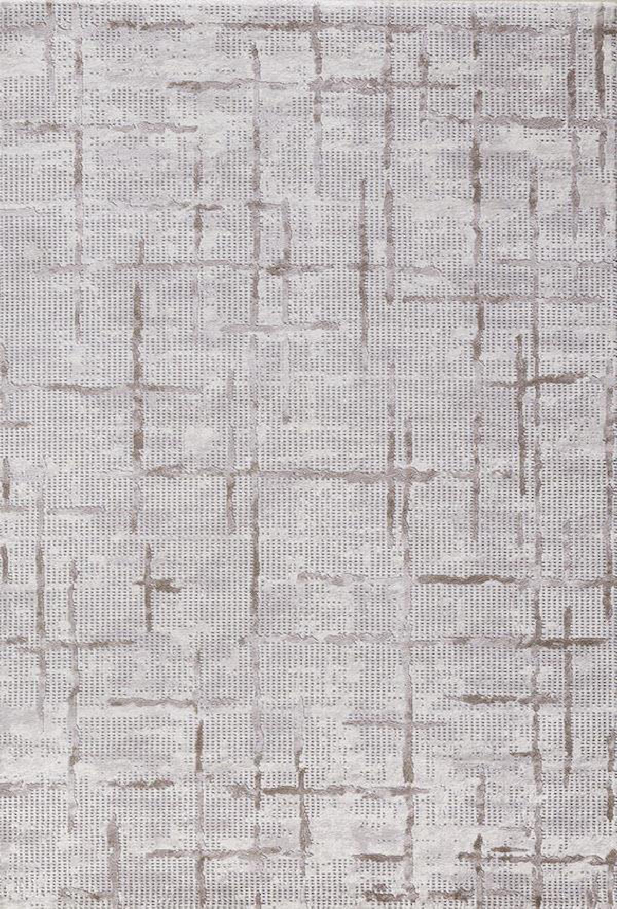 Dinarsu Adora 36387 Gri 10 mm Akrilik Antibakteriyel Yıkanabilir Orta Kaymaz Jüt Taban Dikdörtgen Makine Dokuma Salon Halısı 100x150 cm