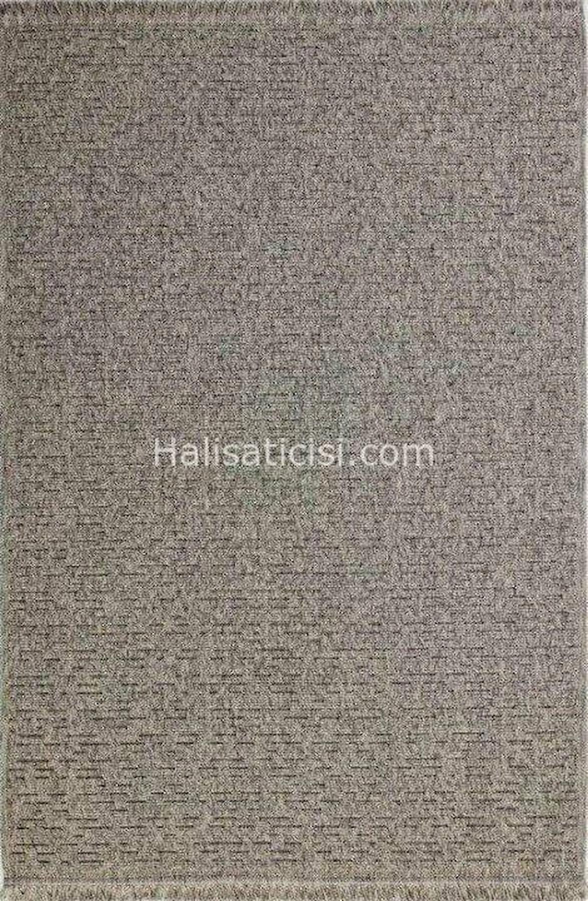 Gümüşsuyu Deco Garden 1573 Gri 4 mm Polipropilen Toz Tutmaz Yıkanabilir İnce Kaymaz Dikdörtgen Makine Dokuma Salon Halısı 80x200 cm