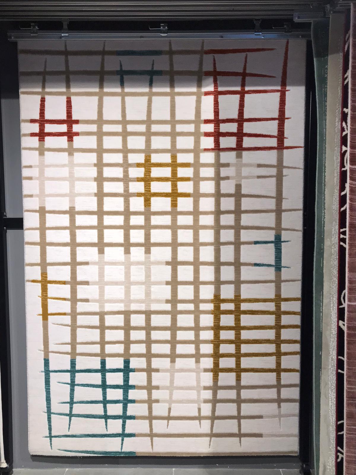 Bellona Milda 2272 Çok Renkli Şönil Taban Dikdörtgen Makine Dokuma Salon Halısı 80x150 cm