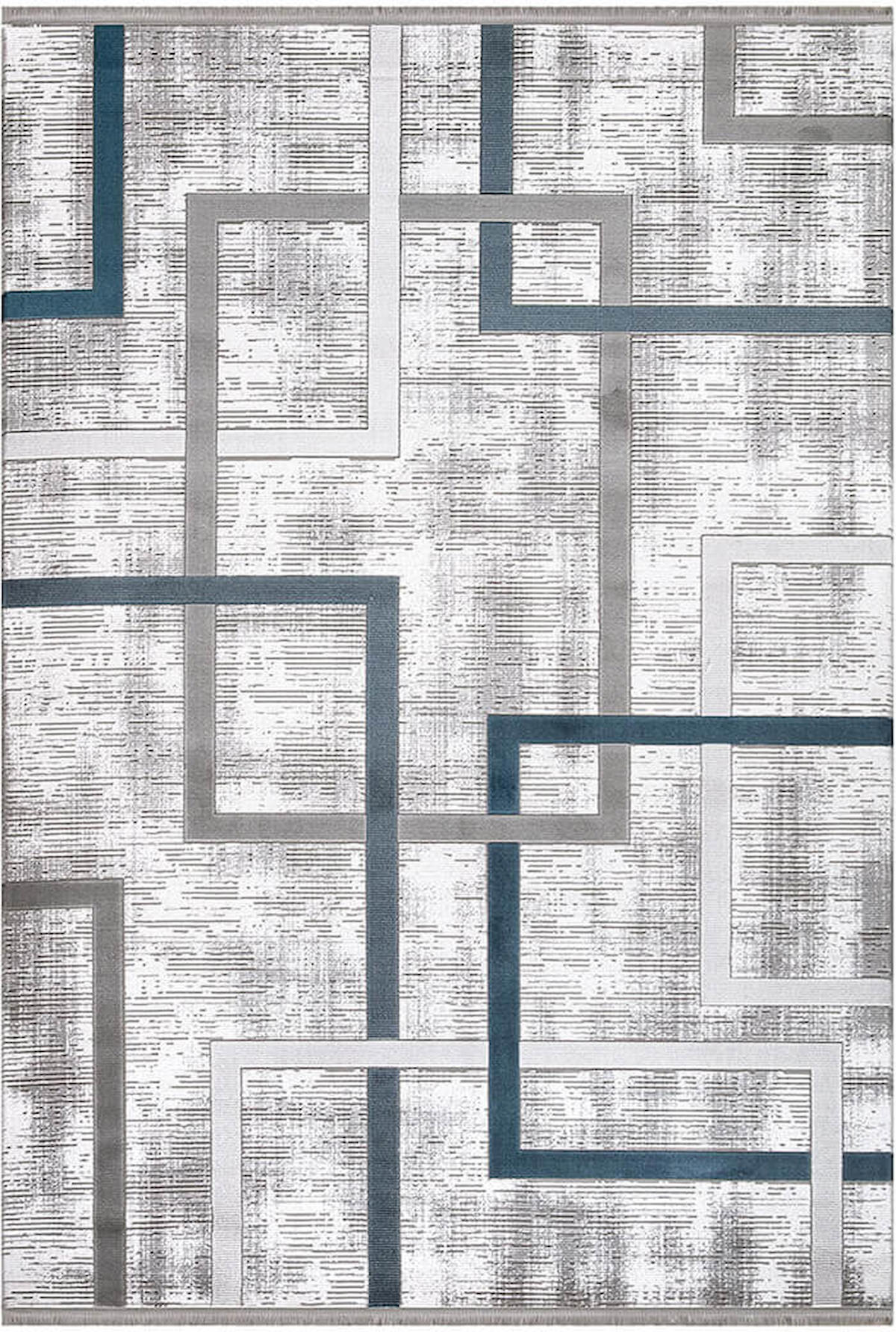 İpek Home Sardes 6935A Çok Renkli 10 mm Akrilik Yıkanabilir Orta Kaymaz Pamuk Taban Dikdörtgen Makine Dokuma Antre-Çocuk Odası-Salon-Yatak Odası Halısı 170x240 cm