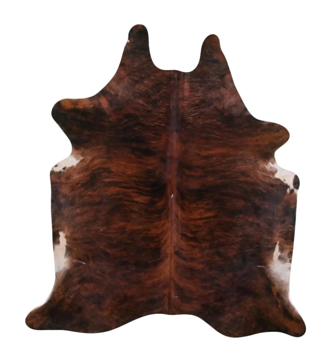 Fiesta Leather Art 101601 Çok Renkli 51 mm Deri Toz Tutmaz Yıkanabilir İnce Kaymaz Deri Taban Oval Makine Dokuma Salon Halısı 120x160 cm