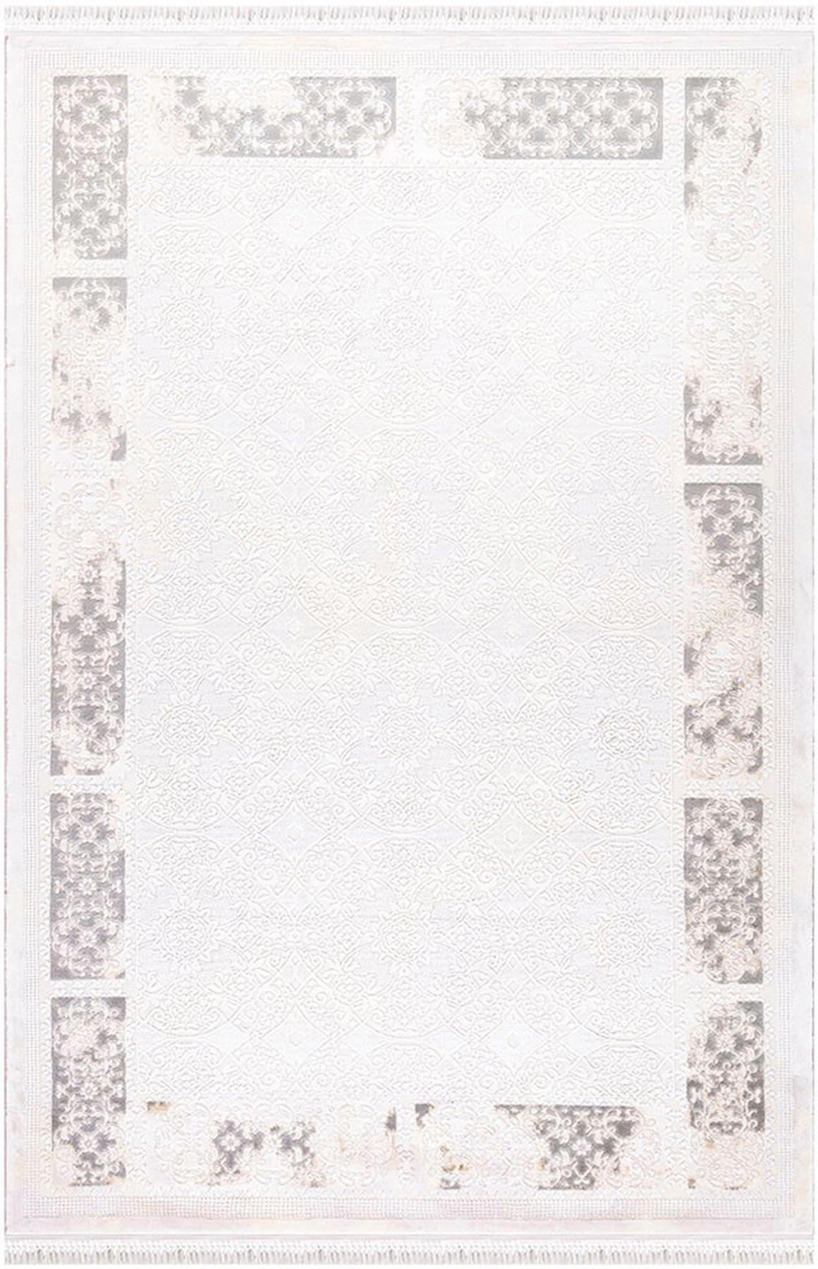 İpek Home Blossom 13550 Bej-Kahverengi 10 mm Bambu Toz Tutmaz Yıkanabilir Orta Kaymaz Pamuk Taban Dikdörtgen Makine Dokuma Antre-Çocuk Odası-Salon-Yatak Odası Halısı 180x280 cm