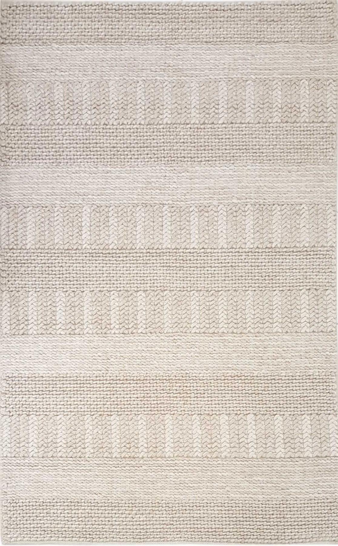 Eko Halı Jade J352 Krem Bambu Silinebilir Yıkanabilir Kaymaz Dikdörtgen El Dokuması Salon Halısı 120x180 cm