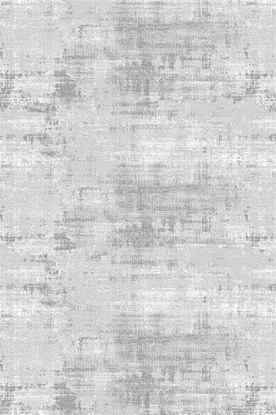 Kreasyon Halı Pandora 2753 Gri 5 mm Polyester Yıkanabilir İnce Kaymaz Pamuk Taban Dikdörtgen Makine Dokuma Salon Halısı 120x180 cm
