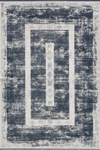 Royal Halı Da Vinci DJ01J Çok Renkli 6 mm Polyester Antibakteriyel Yıkanabilir Kalın Kaymaz Lateks Taban Dikdörtgen Makine Dokuma Salon Halısı 80x150 cm