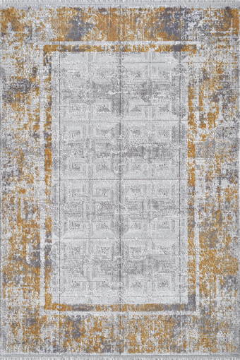 Royal Halı Nova NQ01B Çok Renkli 8 mm Akrilik Toz Tutmaz Yıkanabilir Kalın Kaymaz Lateks Taban Dikdörtgen Makine Dokuma Salon Halısı 100x160 cm
