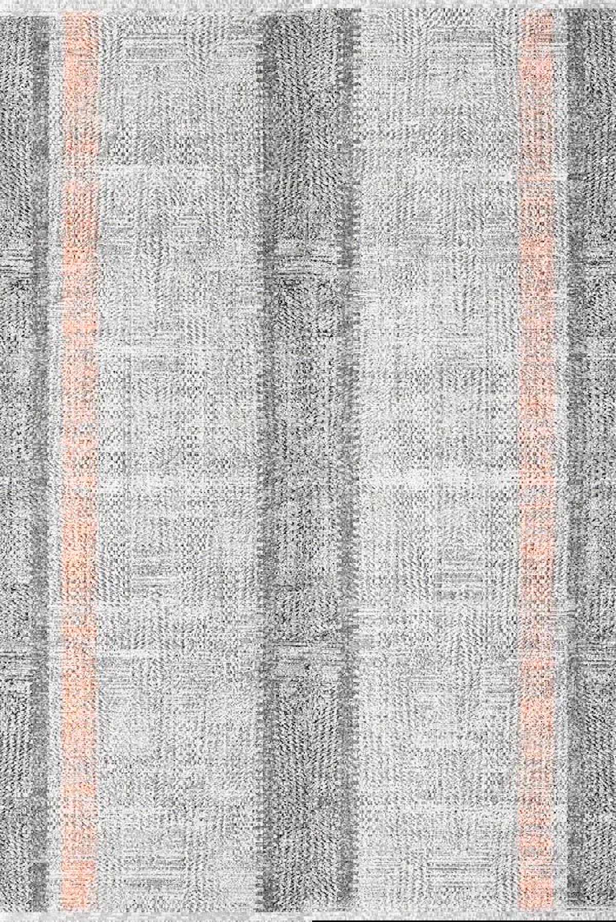 Atlas Halı Sevenday VV01A Gri 0.6 mm Akrilik Yıkanabilir İnce Kaymaz Jüt Taban Dikdörtgen Makine Dokuma Salon Halısı 160x220 cm