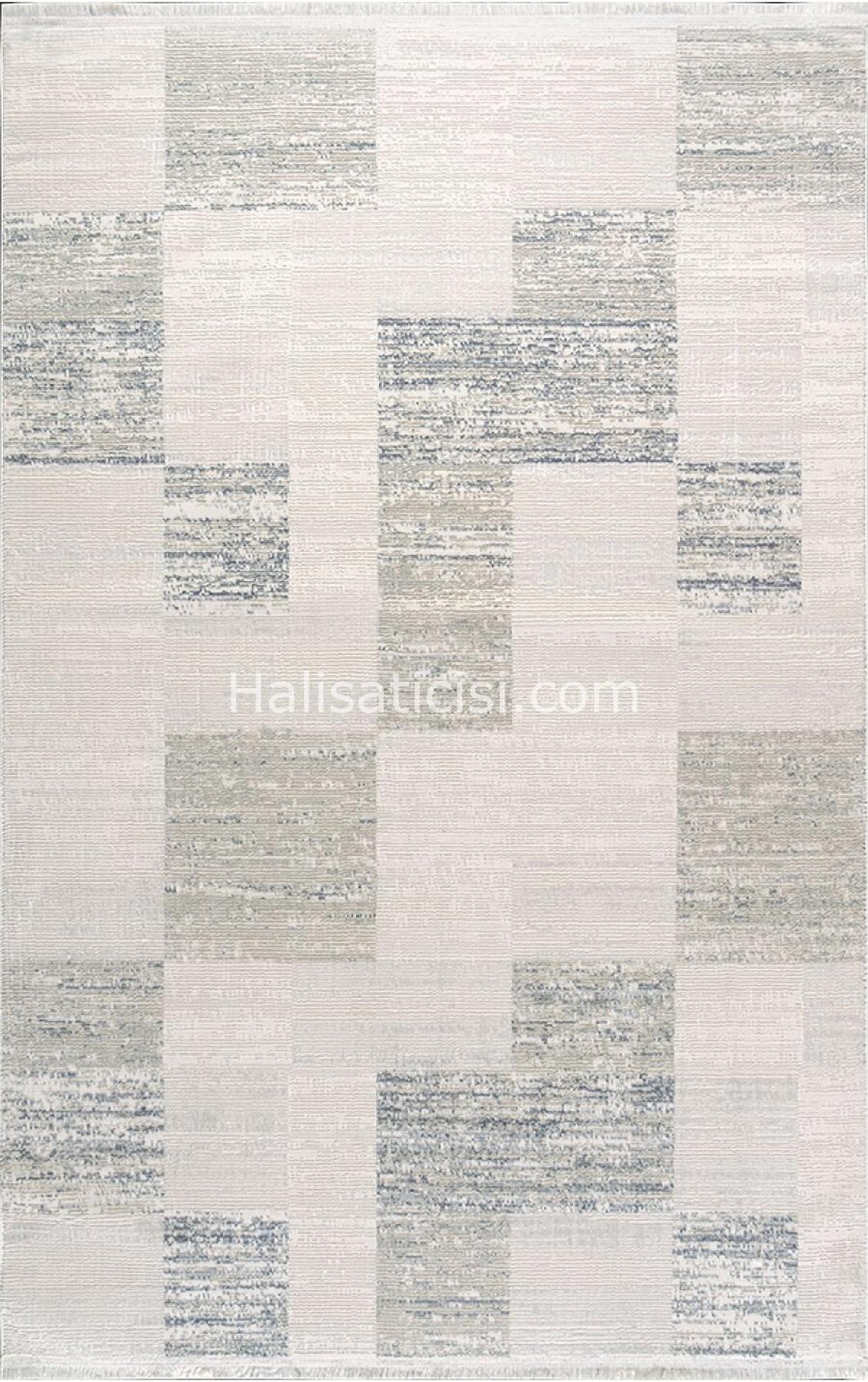 Padişah Aspen 62751 Krem 2 mm Polyester Toz Tutmaz Yıkanabilir İnce Dikdörtgen Makine Dokuma Salon Halısı 200x290 cm