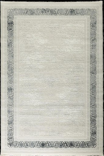 Tuğra Halı Mabeyn 12904 Gri 10 mm Polyester Silinebilir Yıkanabilir Orta Dikdörtgen Makine Dokuma Salon Halısı 120x180 cm