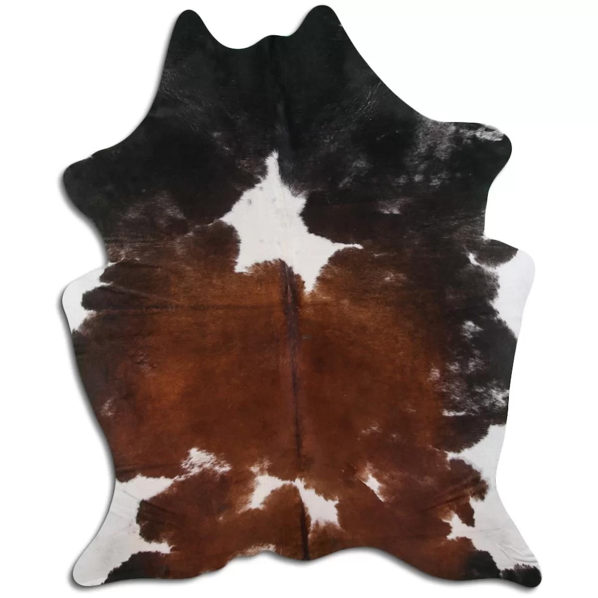 Fiesta Leather Art 104346 Krem 51 mm Deri Toz Tutmaz Yıkanabilir İnce Kaymaz Deri Taban Oval Makine Dokuma Salon Halısı 140x300 cm