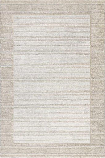 Sanat Halı Hera 3596 Krem 7 mm Pamuk Antibakteriyel Yıkanabilir Kalın Kaymaz Lateks Taban Dikdörtgen Makine Dokuma Salon Halısı 100x300 cm