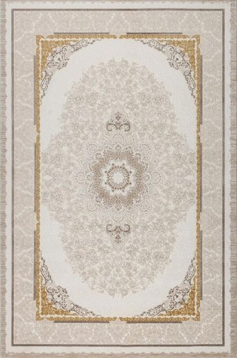 Sanat Halı Mira 3585 Çok Renkli 7 mm Pamuk Antibakteriyel Yıkanabilir Kalın Kaymaz Lateks Taban Dikdörtgen Makine Dokuma Salon Halısı 180x250 cm