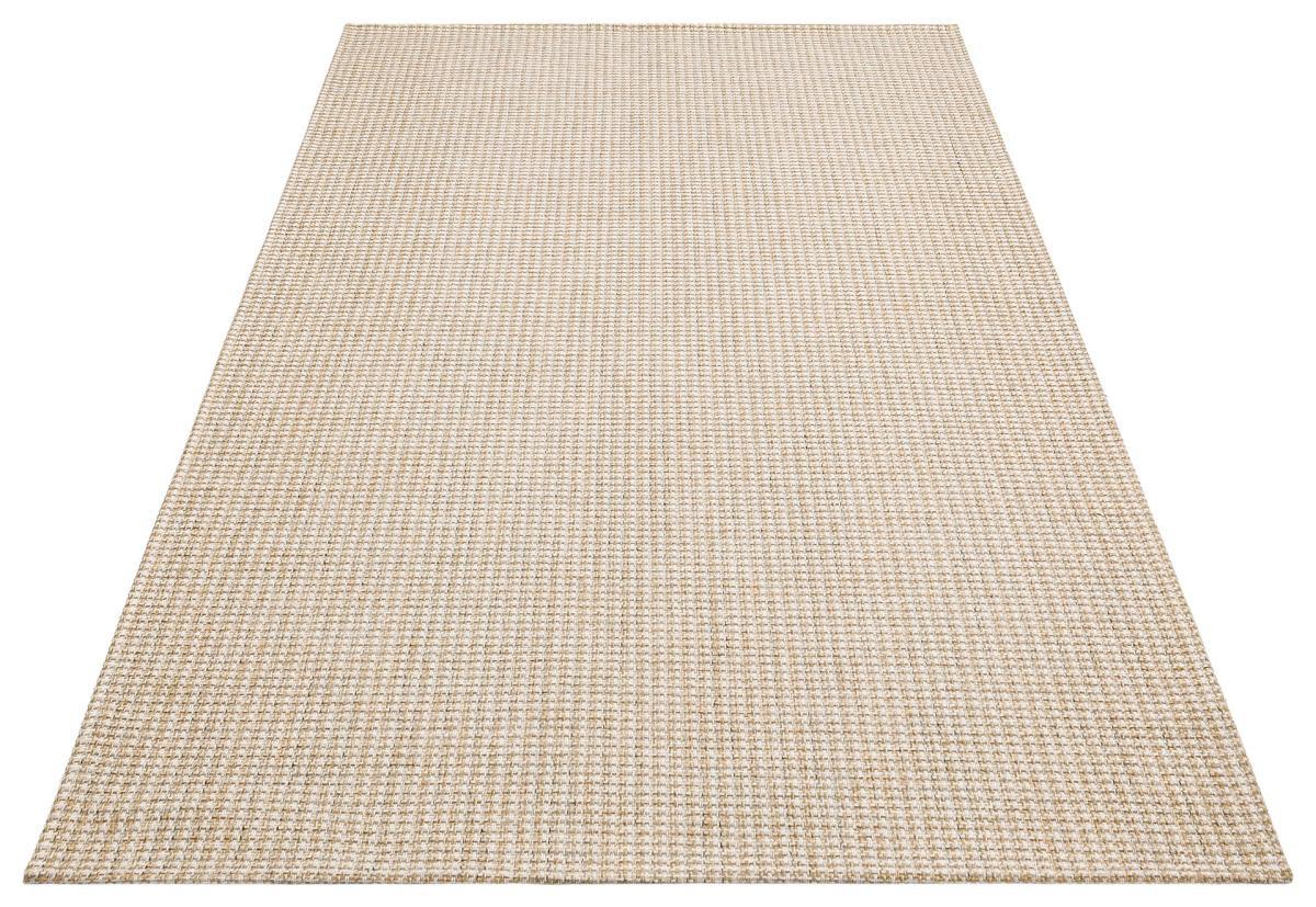 Eko Halı Brooklyn BRK01 Krem 10 mm Akrilik Toz Tutmaz İnce Kaymaz Dikdörtgen Makine Dokuma Salon Halısı 200x250 cm