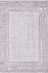 Royal Halı Roma XR02B Gri Akrilik Antibakteriyel Yıkanabilir Kalın Kaymaz Lateks Taban Dikdörtgen Makine Dokuma Salon Halısı 120x180 cm