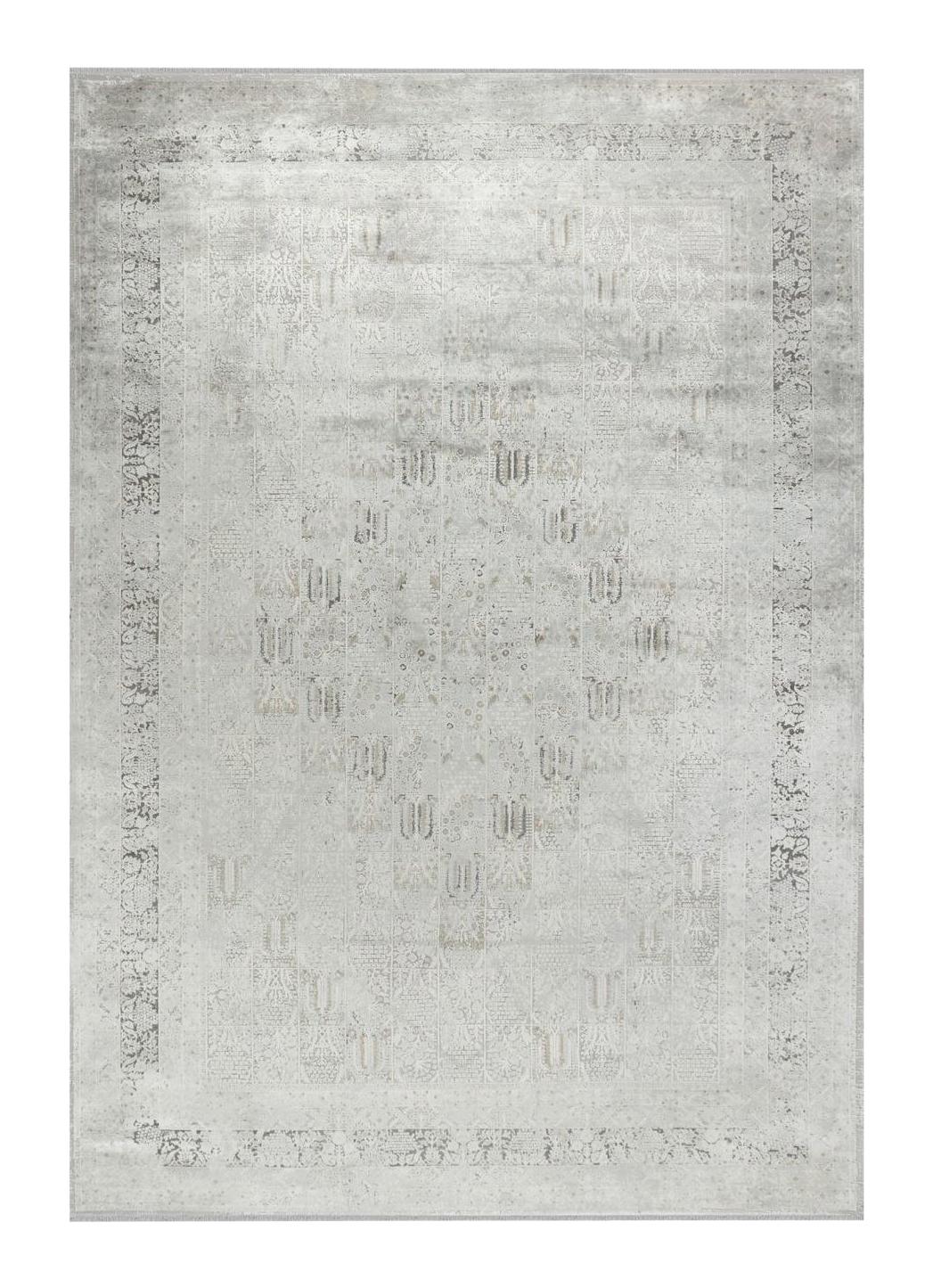 Apex Aura 2825 Çok Renkli Viskon Yıkanabilir İnce Kaymaz Jüt Taban Dikdörtgen Makine Dokuma Salon Halısı 50x80 cm