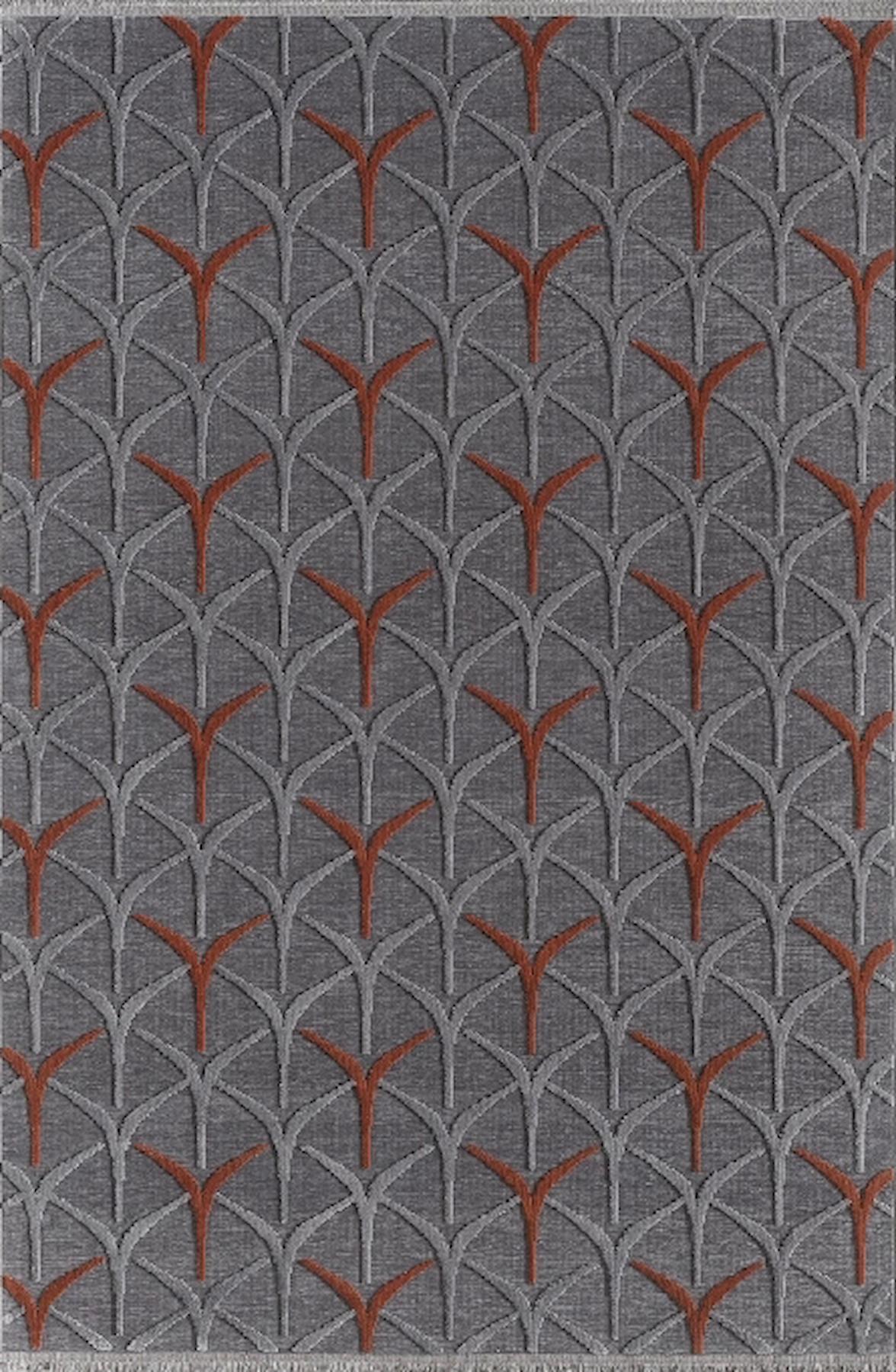Pierre Cardin Maxwell MK04D Krem 5 mm Mikropolyester Antibakteriyel Yıkanabilir İnce Kaymaz Dikdörtgen Makine Dokuma Salon Halısı 160x230 cm
