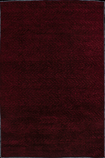 Kreasyon Halı Wellsoft A0070 Bordo 4 mm Şönil Antialerjenik Yıkanabilir İnce Kaymaz Örme Taban Dikdörtgen Makine Dokuma Salon Halısı 80x300 cm