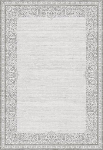 Elexsus Olimpos 1985 Gri 8 mm Viskon Silinebilir Yıkanabilir Orta Kaymaz Dikdörtgen Makine Dokuma Oturma Odası-Salon Halısı 80x120 cm