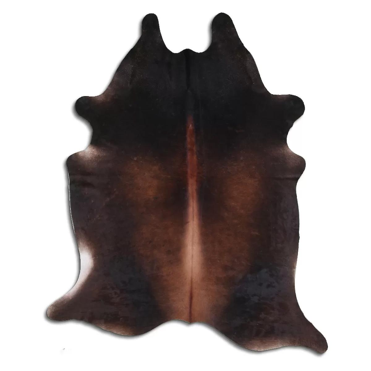 Fiesta Leather Art 66648 Krem 51 mm Deri Toz Tutmaz Yıkanabilir İnce Kaymaz Deri Taban Oval Makine Dokuma Salon Halısı 180x200 cm