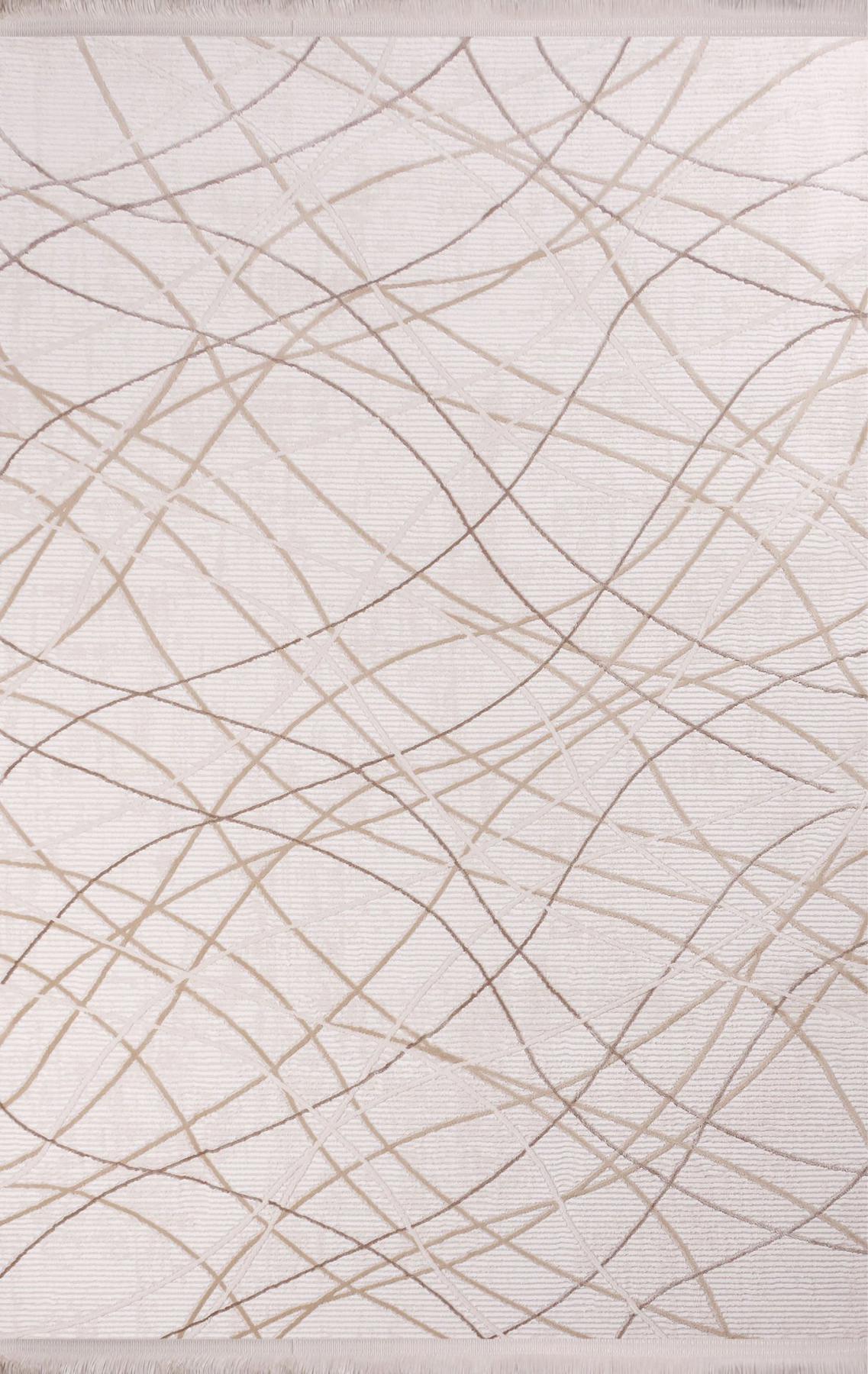 Nexus Melange 3904B Çok Renkli 8 mm Polyester Antialerjenik Yıkanabilir İnce Dikdörtgen Makine Dokuma Salon Halısı 200x300 cm