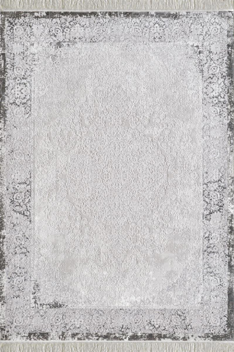 Royal Halı Mystic QM00D Çok Renkli 6 mm Viskon Antibakteriyel Yıkanabilir Kalın Kaymaz Lateks Taban Dikdörtgen Makine Dokuma Salon Halısı 160x230 cm