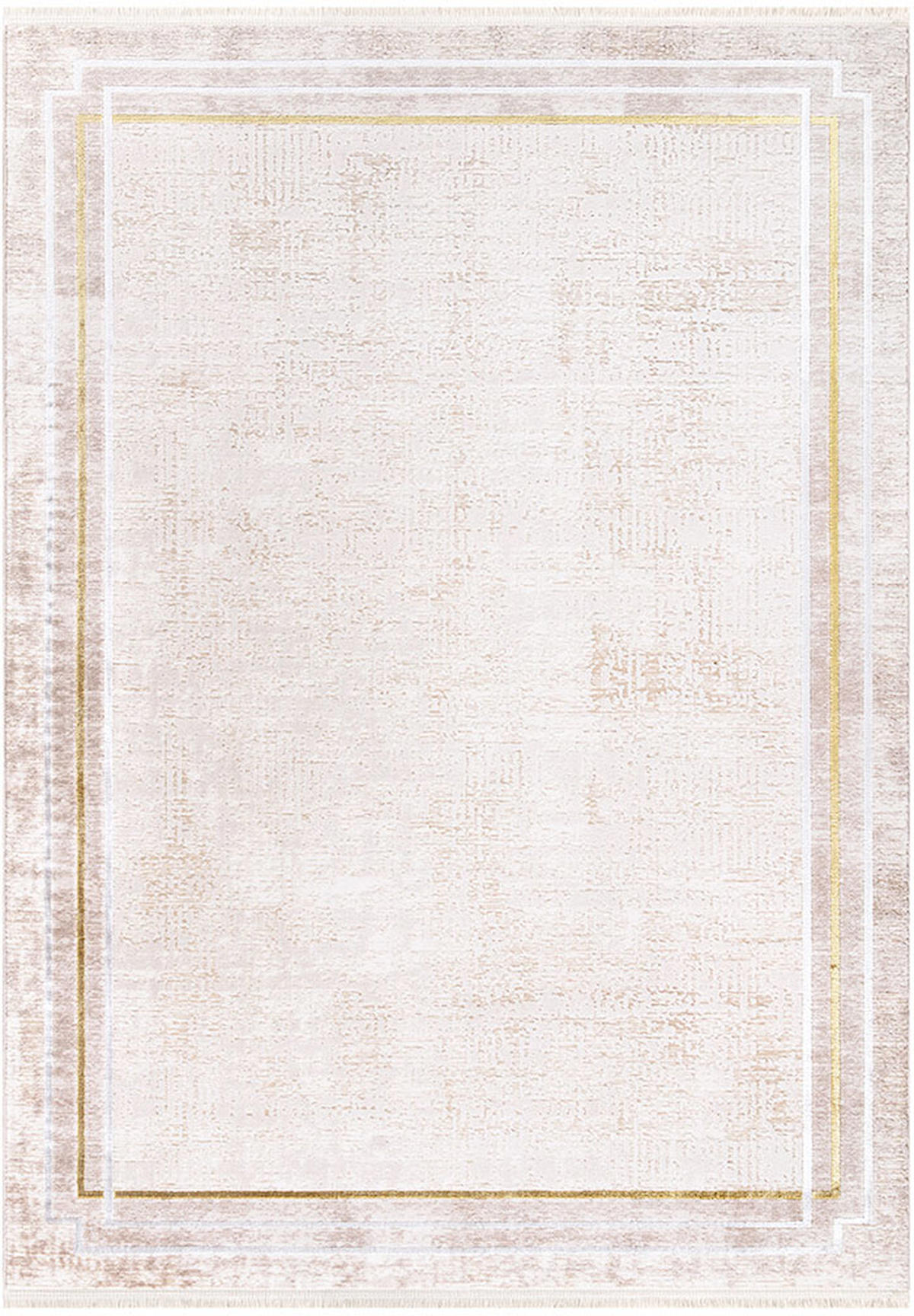 İpek Home Anisa 15903 Bej 10 mm Akrilik Toz Tutmaz Yıkanabilir Orta Kaymaz Pamuk Taban Dikdörtgen Makine Dokuma Antre-Çocuk Odası-Salon-Yatak Odası Halısı 100x400 cm