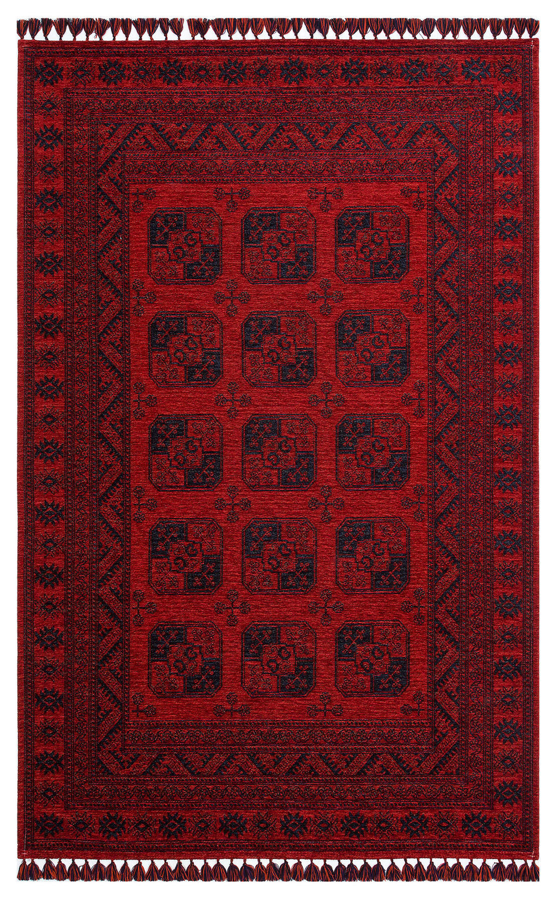 Eko Halı BHR01 Krem 10 mm Şönil Antibakteriyel Yıkanabilir İnce Kaymaz Dikdörtgen Makine Dokuma Salon Halısı 100x200 cm