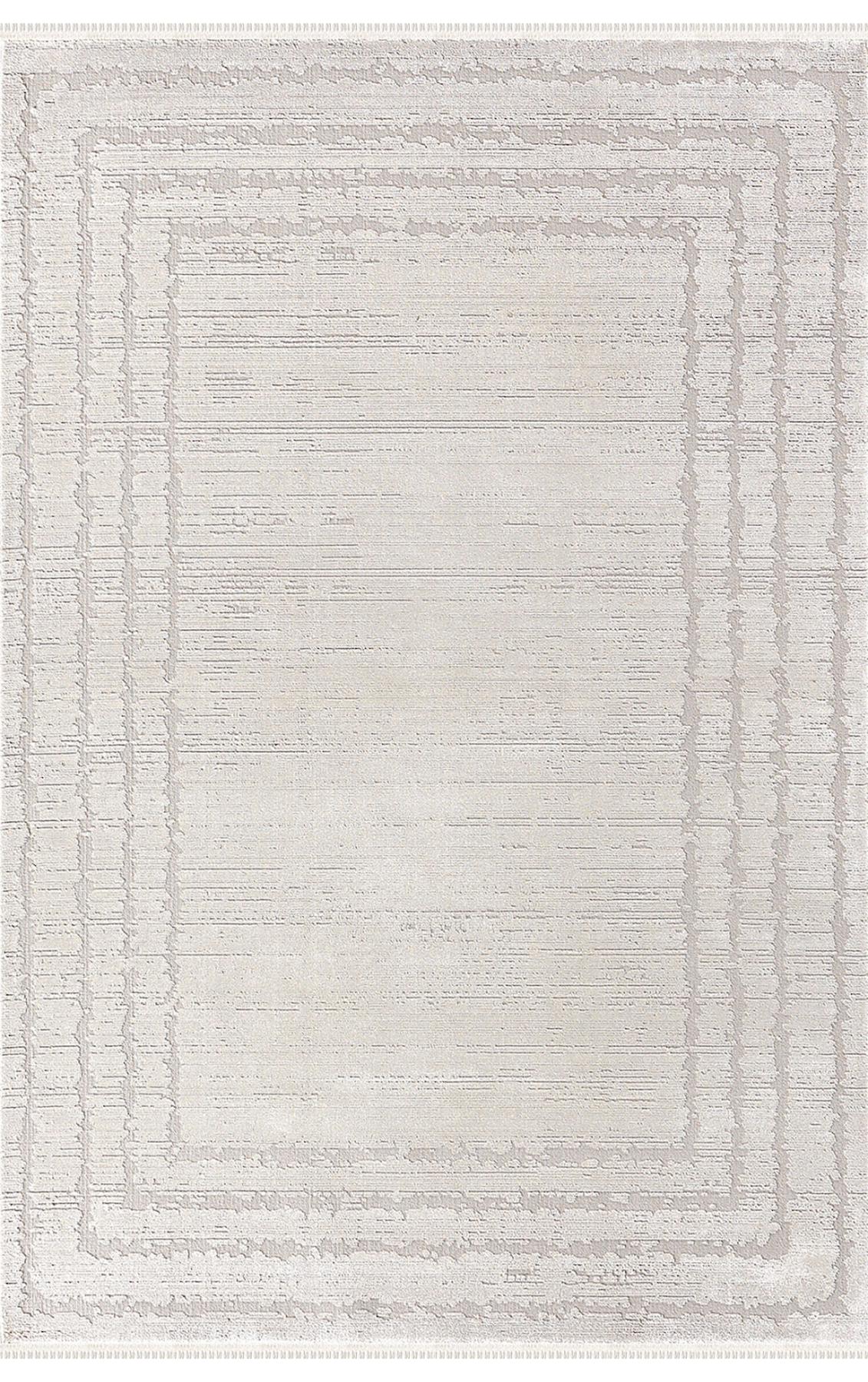 Padişah Bamboo Viva 34669 Bej 8 mm Bambu Leke Tutmaz Yıkanabilir İnce Dikdörtgen Makine Dokuma Salon Halısı 160x230 cm