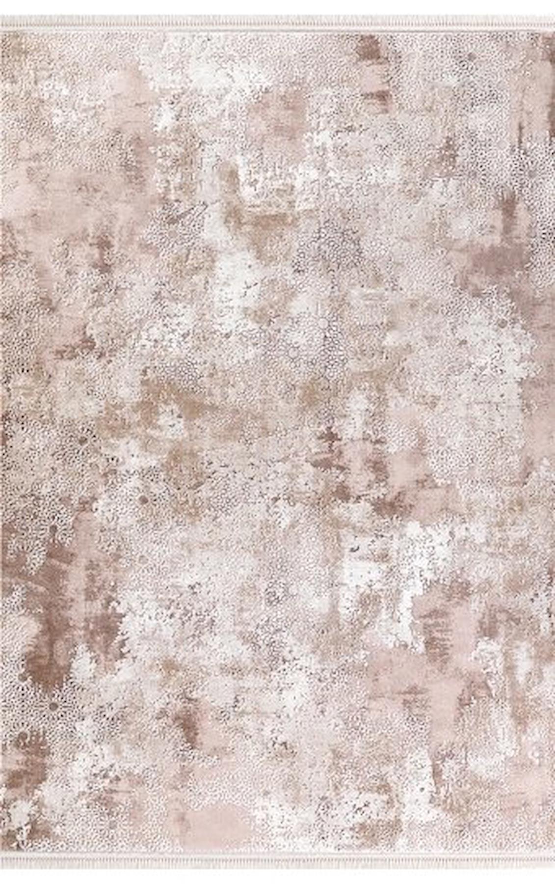 Padişah Santo 31879 Krem 10 mm Akrilik Yıkanabilir İnce Dikdörtgen Makine Dokuma Salon Halısı 180x280 cm