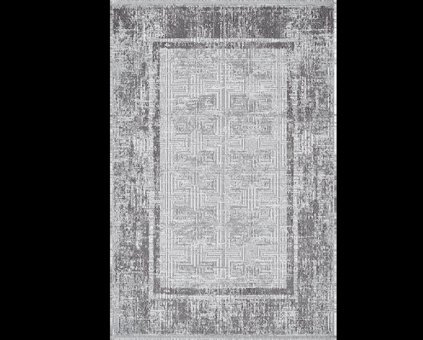 Royal Halı Nova NQ01C Krem 6 mm Viskon Toz Tutmaz Yıkanabilir Kalın Kaymaz Lateks Taban Dikdörtgen Makine Dokuma Salon Halısı 80x150 cm