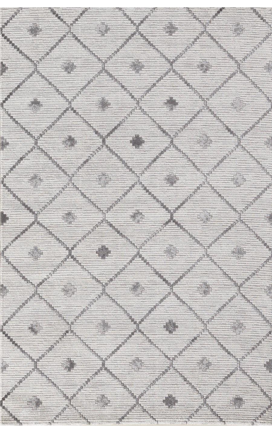 Padişah Paris Krem 9 mm Akrilik Yumuşak Yıkanabilir İnce Kaymaz Dikdörtgen Makine Dokuma Salon Halısı 160x230 cm