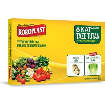 Koroplast taze tutan Buz Dolabı Poşeti