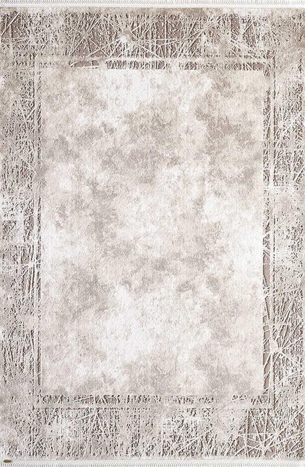 Pierre Cardin Otantik E014A Çok Renkli 10 mm Viskon Antibakteriyel Yıkanabilir İnce Kaymaz Dikdörtgen Makine Dokuma Salon Halısı 160x230 cm