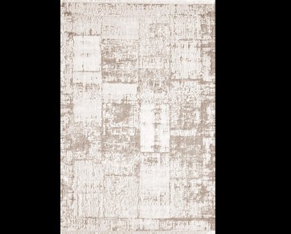 Royal Halı Lootus LO01D Krem 10 mm Akrilik Toz Tutmaz Yıkanabilir Kalın Kaymaz Lateks Taban Dikdörtgen Makine Dokuma Salon Halısı 120x180 cm