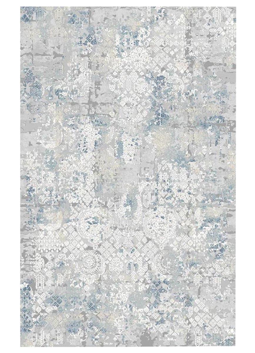 Merinos Everest 32844 Mavi 10 mm Akrilik Antialerjenik Yıkanabilir İnce Kaymaz Dikdörtgen Makine Dokuma Salon Halısı 180x180 cm